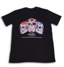 Load image into Gallery viewer, 'Day of the Dead' Backprint T Shirt - Black