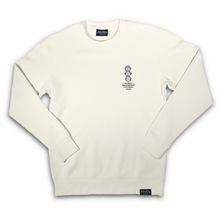 Load image into Gallery viewer, Matching Cream Crew Neck Tracksuit with Black Mini Logo Print