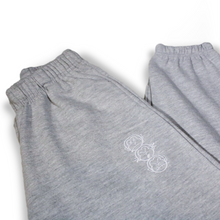 Load image into Gallery viewer, 'Three Wise Monkeys' Embroidered Matching Hooded Tracksuit - Heather Grey