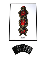 Load image into Gallery viewer, 'Totempole' Print & Sticker Pack