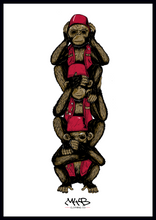 Load image into Gallery viewer, 'Totempole' Print & Sticker Pack