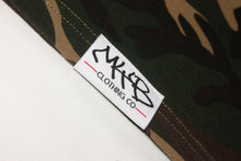 Load image into Gallery viewer, Camo 2 Piece Combo - With large logo 'Three Wise Monkeys' T Shirt