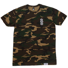 Load image into Gallery viewer, Camo 2 Piece Combo - With mini logo 'Three Wise Monkeys' T Shirt