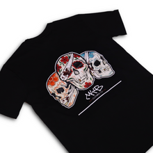Load image into Gallery viewer, &#39;Day of the Dead&#39; Backprint T Shirt - Black
