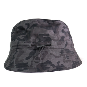 'One Head' Embroidered Night-Mode Camo Bucket Hat