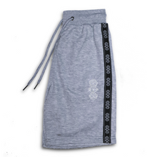 Load image into Gallery viewer, Repeat Logo Tape Zip pocket Jogger Shorts - Heather Grey
