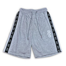 Load image into Gallery viewer, Repeat Logo Tape Zip pocket Jogger Shorts - Heather Grey
