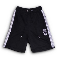Load image into Gallery viewer, Repeat Logo Tape Zip pocket Jogger Shorts - Black
