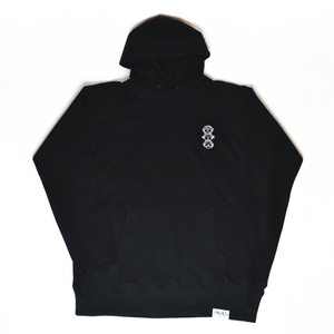 'Three Wise Monkeys' Premium Embroided Black Hoody
