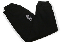 Load image into Gallery viewer, &#39;Three Wise Monkeys&#39; Embroidered Matching Hooded Tracksuit - Black
