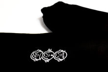 Load image into Gallery viewer, &#39;Three Wise Monkeys&#39; Embroidered Black Joggers
