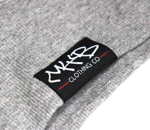 Load image into Gallery viewer, &#39;Three Wise Monkeys&#39; Premium White Embroided Heather Grey Hoody
