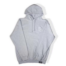 Load image into Gallery viewer, &#39;Three Wise Monkeys&#39; Embroidered Heather Grey Hoodie - Part of Matching Set
