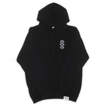 Load image into Gallery viewer, &#39;Three Wise Monkeys&#39; Embroidered Black Hoodie - Part of Matching Set
