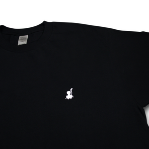 'Crouching Monkey' Embroidered Short Sleeve T-Shirt - 5 Colourways