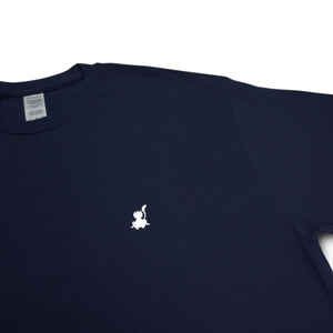 'Crouching Monkey' Embroidered Short Sleeve T-Shirt - 5 Colourways