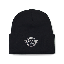 Load image into Gallery viewer, &#39;One Head&#39; Embroidered Black Beanie Hat
