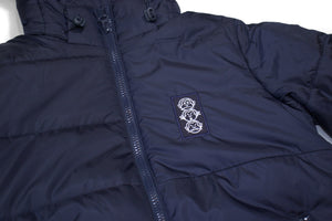 Navy Blue Puffer Jacket
