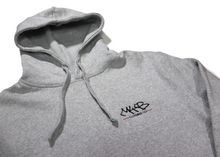 Load image into Gallery viewer, &#39;Mind Your Business&#39; Back-Print Premium Grey Hoodie
