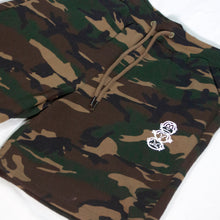 Load image into Gallery viewer, &#39;Three Wise Monkeys&#39; Camo Jogger Shorts
